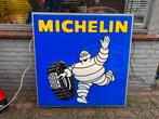 Vintage Michelin reclamebord - Lichtbak XL, Ophalen, Gebruikt, ., Lichtbak of (neon) lamp