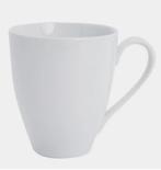 Dunnes Stores 6x simply white porcelain mugs € 6,00, Ophalen, Zo goed als nieuw, Bord(en), Overige stijlen