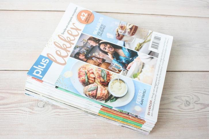 13 Kooktijdschriften Plus lekker 2022-2024, Boeken, Kookboeken, Zo goed als nieuw, Voorgerechten en Soepen, Hoofdgerechten, Tapas, Hapjes en Dim Sum