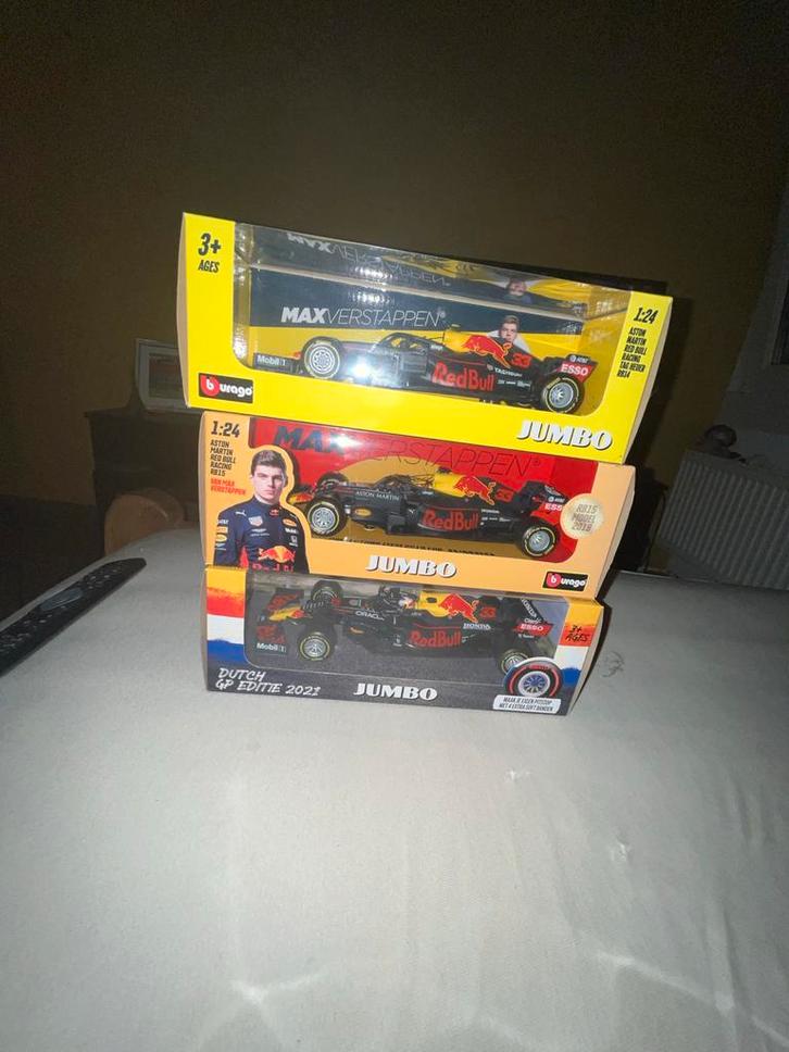 Max Verstappen Modelauto's 1:24 - Limited Editions, Hobby en Vrije tijd, Modelauto's | 1:24, Nieuw, Auto, Bburago, Ophalen of Verzenden