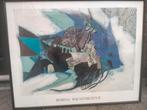 rosina wachtmeister vis met spiegeleffect, Antiek en Kunst, Kunst | Litho's en Zeefdrukken, Ophalen
