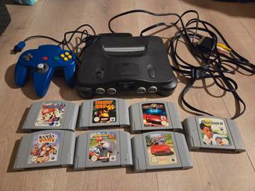 Nintendo 64 met games en Gameboy games beschikbaar voor biedingen