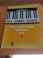 Piano boek all about blues book 2 Herman Beeftink, Ophalen of Verzenden, Gelezen, Instrument, Herman Beeftink