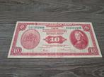 Biljet 10 gulden Nederlands-Indië, Wilhelmina 1943, Postzegels en Munten, Bankbiljetten | Nederland, Ophalen of Verzenden, 10 gulden