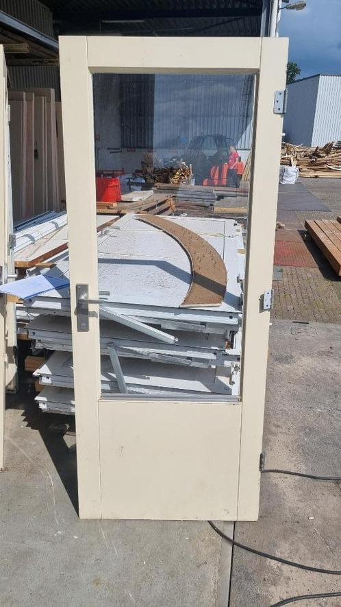 Deur achterdeur schuurdeur balkondeur 200,5-201x82,5-83 574, Doe-het-zelf en Verbouw, Deuren en Horren, Gebruikt, Buitendeur, 200 tot 215 cm