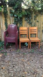 Stoelen gratis af te halen., Huis en Inrichting, Stoelen, Ophalen, Gebruikt