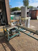 Gjerde 1603 bouwzaag 380 met aanvoer roltafel en afzuiger, Doe-het-zelf en Verbouw, Gereedschap | Zaagmachines, Ophalen, Gjerde