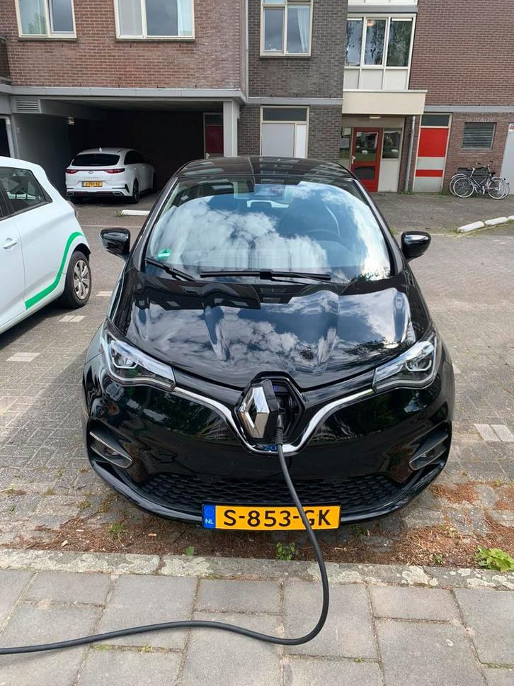 Renault ZOE R110 ZOE 52kWh (batterijhuur) 2020 Zwart, Auto's, Renault, Particulier, ZOE, Elektrisch, Hatchback, Automaat, Geïmporteerd