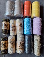 Grote Set Touw & Bakers Twine - 14 Rollen, Ophalen of Verzenden, Nieuw, Garen of Naald(en)