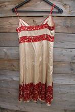 Jurk beige/ rood Ted Baker mt 34 Vaste prijs, Ophalen of Verzenden, Zo goed als nieuw, Knielengte, Maat 34 (XS) of kleiner