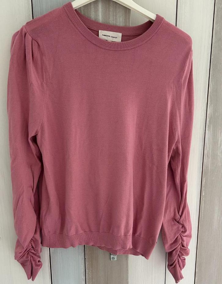 Fabienne Chapot roze trui Molly Scrunch Pullover maat M, Kleding | Dames, Truien en Vesten, Gedragen, Maat 38/40 (M), Roze, Ophalen of Verzenden