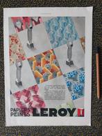 Vintage advertentie voor behang Leroy uit 1932, Antiek en Kunst, Ophalen of Verzenden