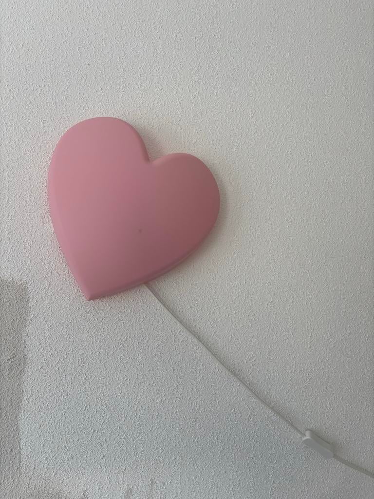 IKEA UPPlyst Hart Wandlamp, Ophalen, Gebruikt, Kunststof