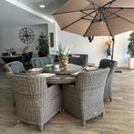 4 Seasons Outdoor (4SO) Tuinset – 6 stoelen – 170 cm / ZGAN, Tuin en Terras, Verzenden, ., Zo goed als nieuw, .