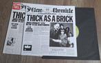 Jethro Tull – Thick As A Brick LP re-issue, Ophalen of Verzenden, Zo goed als nieuw, 12 inch, Progressive