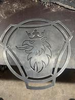 Cortenstaal Scania Logo Wanddecoratie 3mm, Ophalen