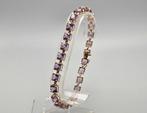 Gouden Vintage armband met edelstenen amethist. 2025/360.