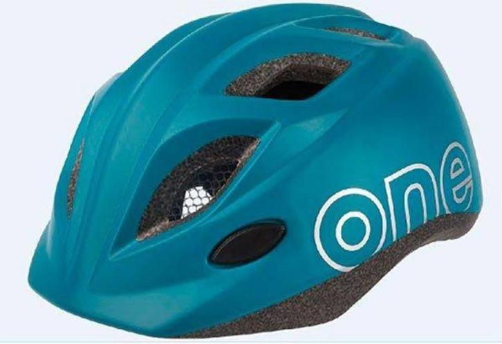 Fietshelm kind Bobike One Plus - Maat S 52-56 - Bahama Blue, Fietsen en Brommers, Fietsaccessoires | Fietshelmen, Gebruikt, Jongen of Meisje
