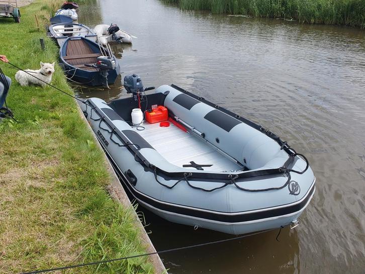 Mercury Quicksilver Heavy Duty Sport 4.20m. (ZONDER MOTOR)l, Watersport en Boten, Rubberboten, Zo goed als nieuw, Quicksilver