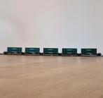 Kato 5x Double Stack Container Wagons I incl. OVP, Hobby en Vrije tijd, Modeltreinen | N-Spoor, Ophalen of Verzenden, Zo goed als nieuw
