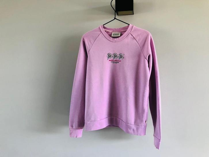 Scotch & Soda | Trui | Sweater | Maat XS / 34 | Lila / Paars, Kleding | Dames, Truien en Vesten, Zo goed als nieuw, Maat 34 (XS) of kleiner