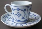 Kop en schotel - Saksisch blauw - Fabriek Jager Eisenberg, Huis en Inrichting, Keuken | Servies, Ophalen of Verzenden, Gebruikt