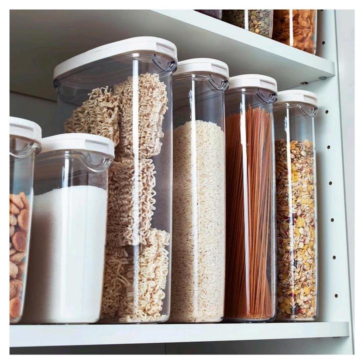 Voorraadpot / opbergbak + deksel 2x 2.3L IKEA 365+, Huis en Inrichting, Keuken | Tupperware, Ophalen