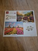 King Puzzel 2x1000 - Amsterdam & Zaanse Schans, Ophalen, Gebruikt