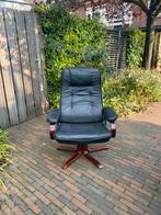Leren Relaxstoel - Ophalen!, Ophalen, Gebruikt, Zwart, Leer