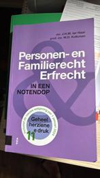 Kolkman - Personen- en Familierecht en Erfrecht 11e druk, Boeken, Zo goed als nieuw, W.D. Kolkman; J.H.M. ter Haar, Alpha, HBO