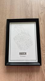 Wijck poster Haren in lijst, Ophalen of Verzenden, Gebruikt