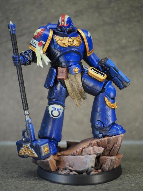 Resin Beeld Lieutenant Titus Space Marine 2 17cm Warhammer, Hobby en Vrije tijd, Wargaming, Nieuw, Warhammer, Figuurtje(s), Ophalen of Verzenden
