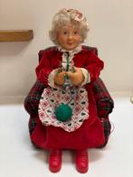 Mrs. Claus breiend - Gemmy 1991-1994 (Defect), Diversen, Kerst, Ophalen of Verzenden, Gebruikt