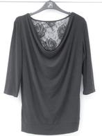 JOSEPH RIBKOFF Tricot Top - Rug met Kant zwart mt M, Maat 38/40 (M), Zwart, Joseph Ribkoff, Ophalen of Verzenden