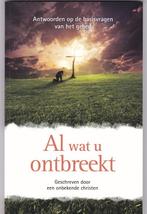 Onbekende christen - Al wat u ontbreekt (basisvra. mbt gebed, Nieuw, Onbekende christen, Christendom | Protestants, Ophalen of Verzenden