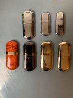 Brass 5 & 3 Benzine Aanstekers + Leren Foudraal, Ophalen of Verzenden, Zo goed als nieuw, Aansteker