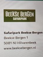 Safaripark Beekse Bergen 4 e-tickets te koop, Drie personen of meer, Ticket of Toegangskaart