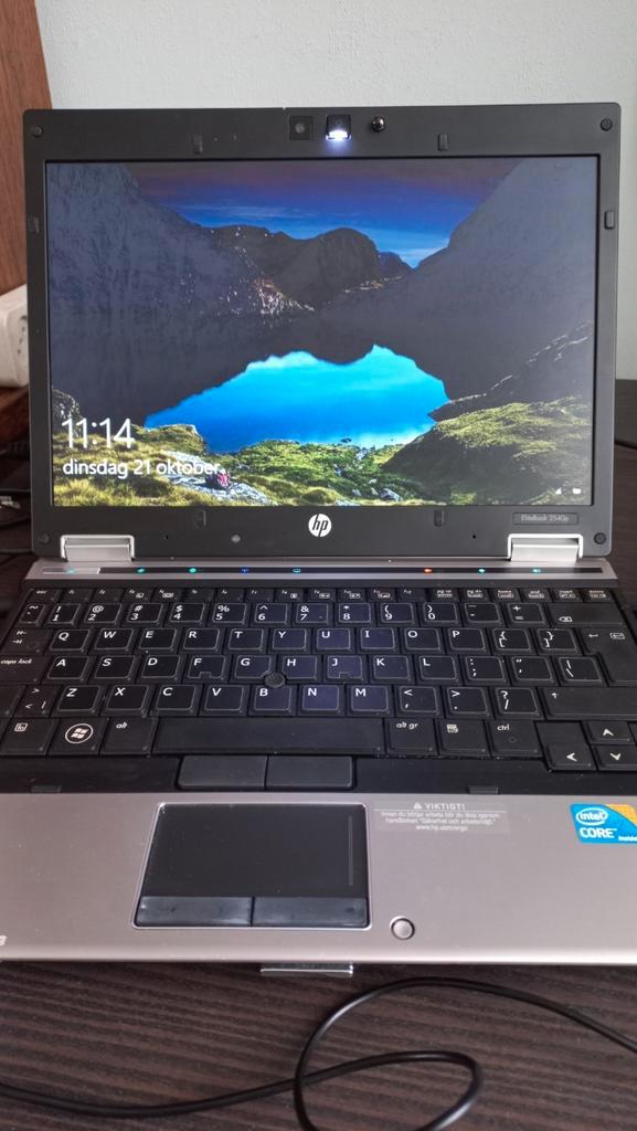 HP Elitebook 2540p - Compacte Laptop, Computers en Software, Windows Laptops, Gebruikt, 12 inch, SSD, 2 tot 3 Ghz, 4 GB, Qwerty