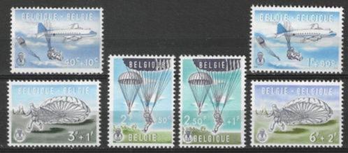 Belgie 1960 - Yvert/OBP 1133-1138 - Parachutisme (PF), Postzegels en Munten, Postzegels | Europa | België, Postfris, Sport, Verzenden