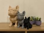 Franse Bulldog beeldje, 3 maten, geometrische hond decoratie, Ophalen of Verzenden, Nieuw