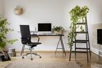Lifa Living Bureaustoel Brisbane Leer Black, Online, Zwart, Nieuw, Ophalen of Verzenden