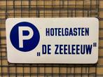 P Hotelgasten emaille bord, Reclamebord, Gebruikt, I, Ophalen of Verzenden