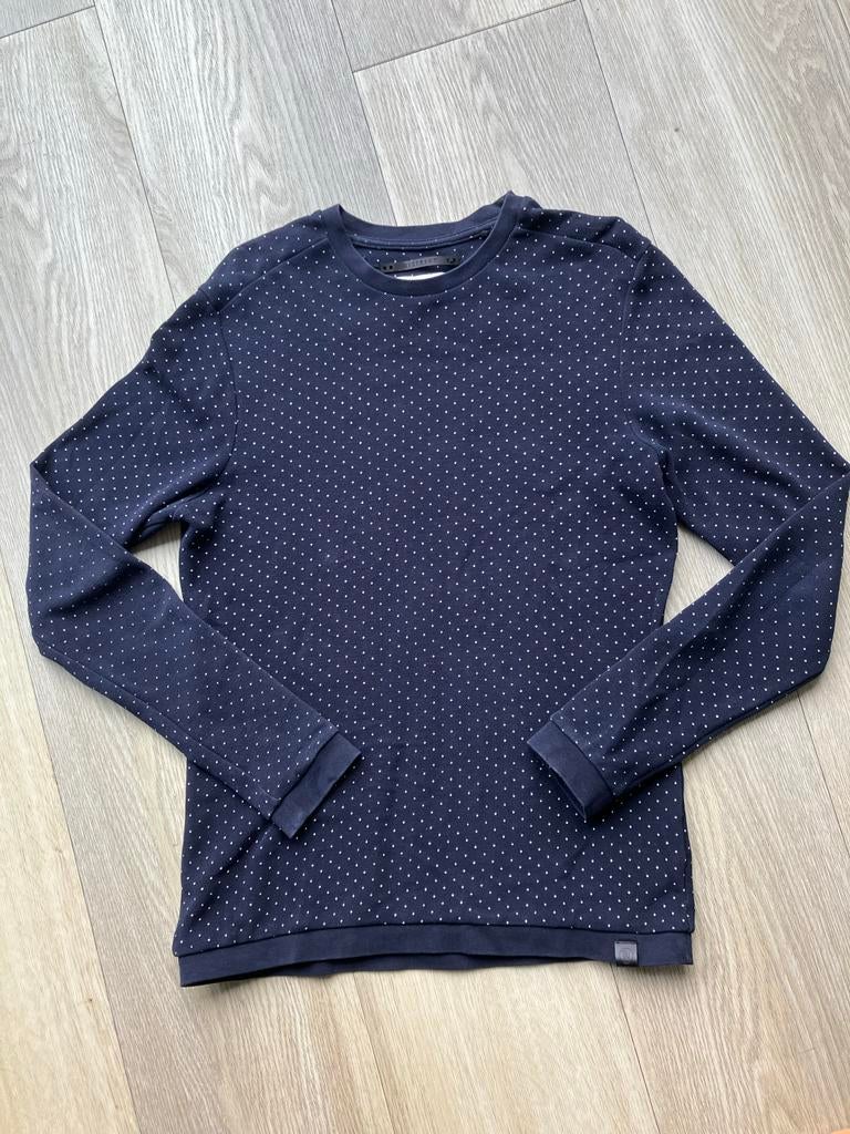 Distrikt Trui Piqué Maat S, Ophalen of Verzenden, Zo goed als nieuw, Maat 46 (S) of kleiner, Blauw