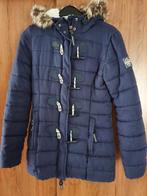 blauwe Superdry lange winterjas maat XS, Kleding | Dames, Gedragen, Maat 34 (XS) of kleiner, Blauw, Superdry