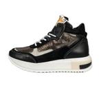 GIGA maat 40 lerensneaker/rits zwart/brons gratis verzenden, Schoenen, Nieuw, Heerenweg 6 Katwijk aan zee, Giga Shoes