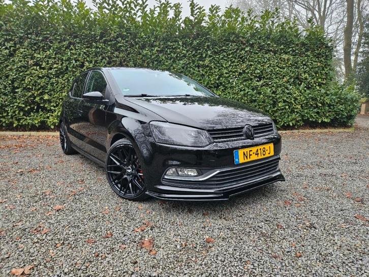 Volkswagen Polo 1.2 TSI Comfortline BMT 5drs 2017 Zwart met., Auto's, Volkswagen, Particulier, Polo, ABS, Airbags, Alarm, Android Auto