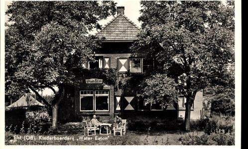 Elst (Gld.), Kinderboerderij Water Eaton, gelopen 1955, Verzamelen, Ansichtkaarten | Nederland, Gelopen, Gelderland, 1940 tot 1960