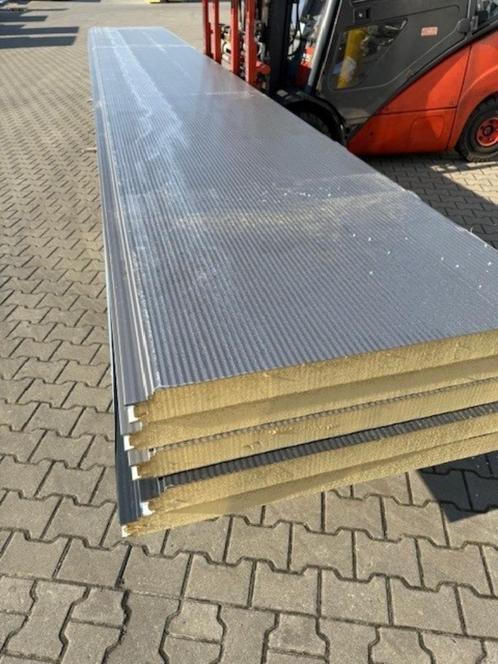 Sandwichpanelen Wandpanelen Restpartijen B-keus 80mm, 100mm, Doe-het-zelf en Verbouw, Platen en Panelen, Nieuw, Overige materialen