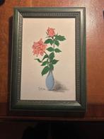 Rozen in vaas - Vintage schilderij, Ophalen