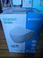 Gebrit Icon rimfree wandtoilet en zitting, Ophalen, Nieuw, Toilet